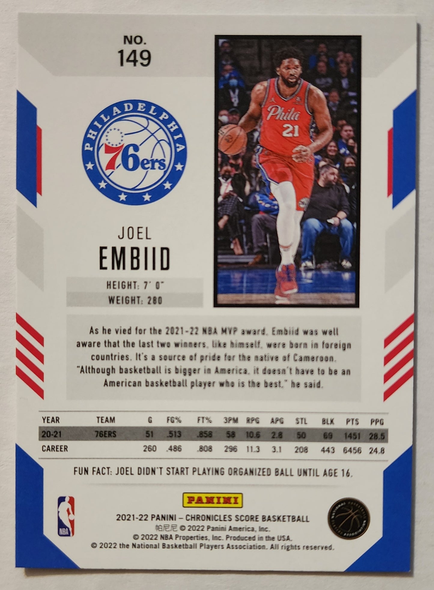 Joel Embiid 149