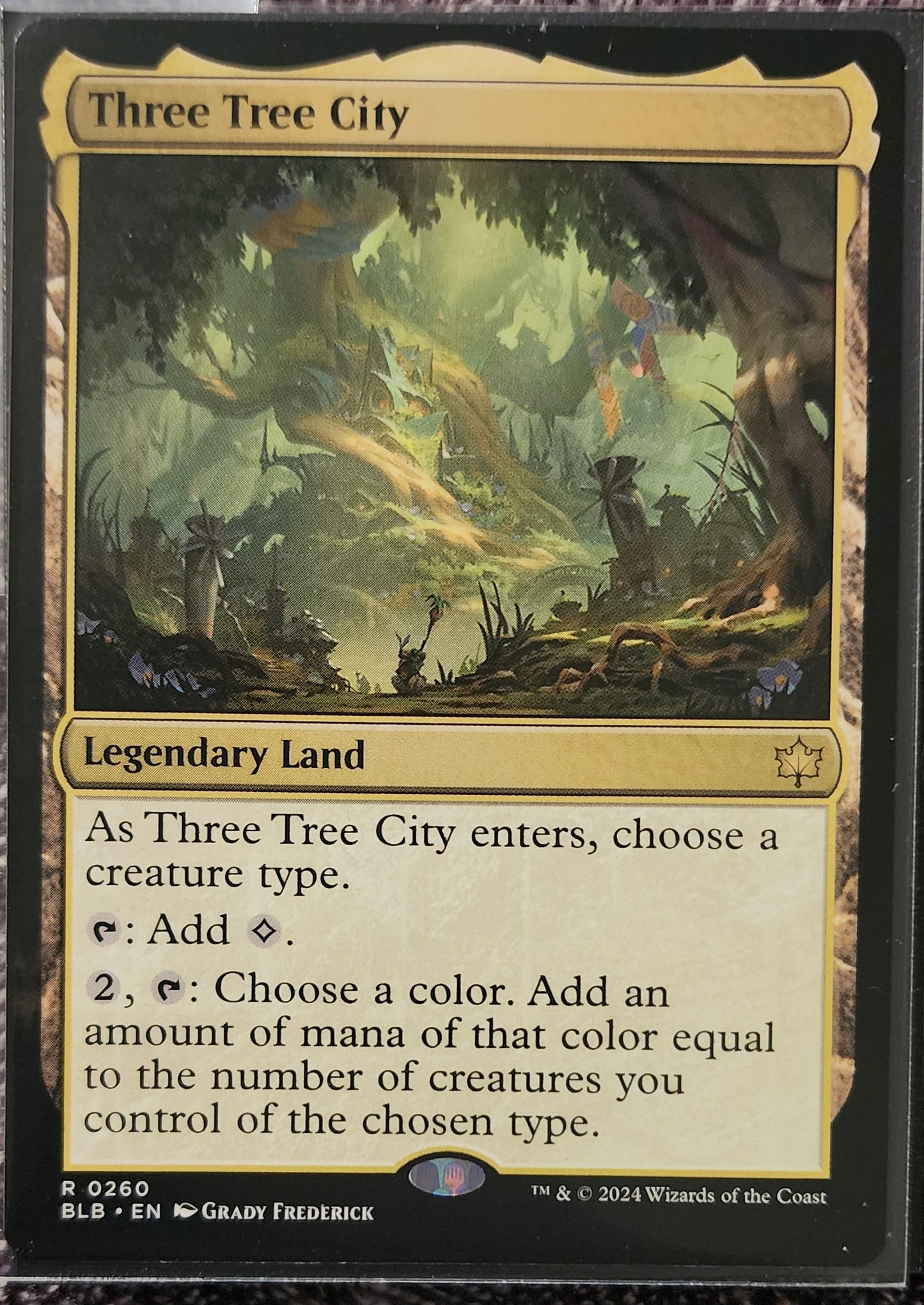 Three Tree city legendary land