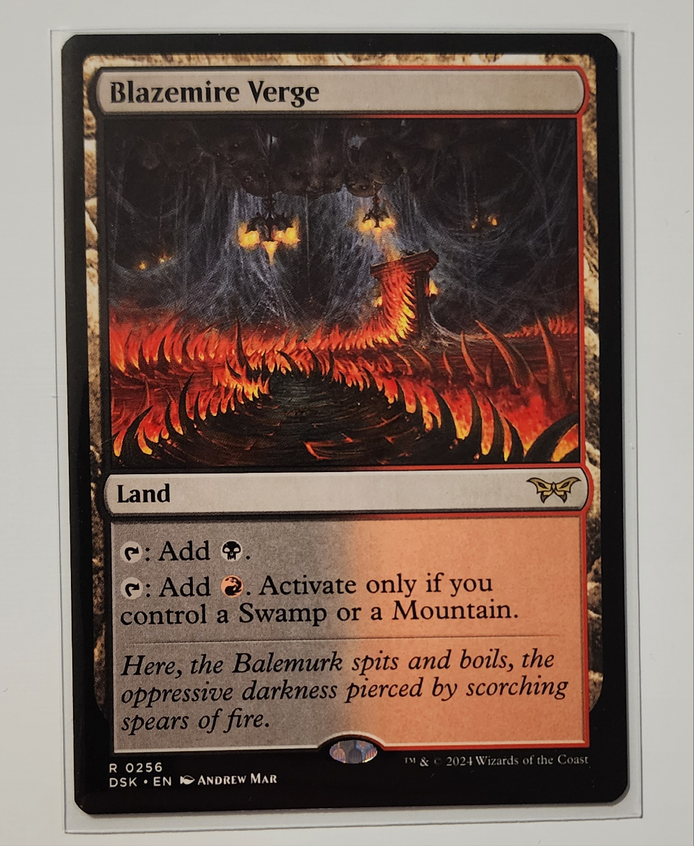 Blazemire Verge Duskmourn Magic the Gathering 