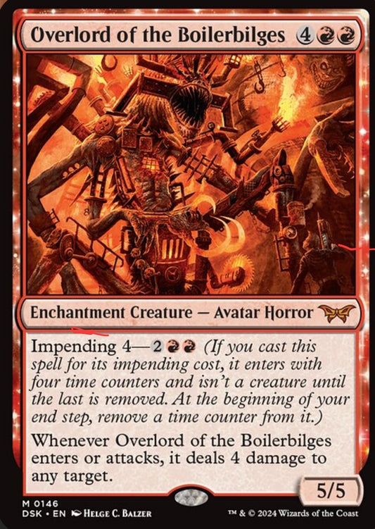 Overlord of the Boilerbilges from Duskmourn set Magic the Gathering 